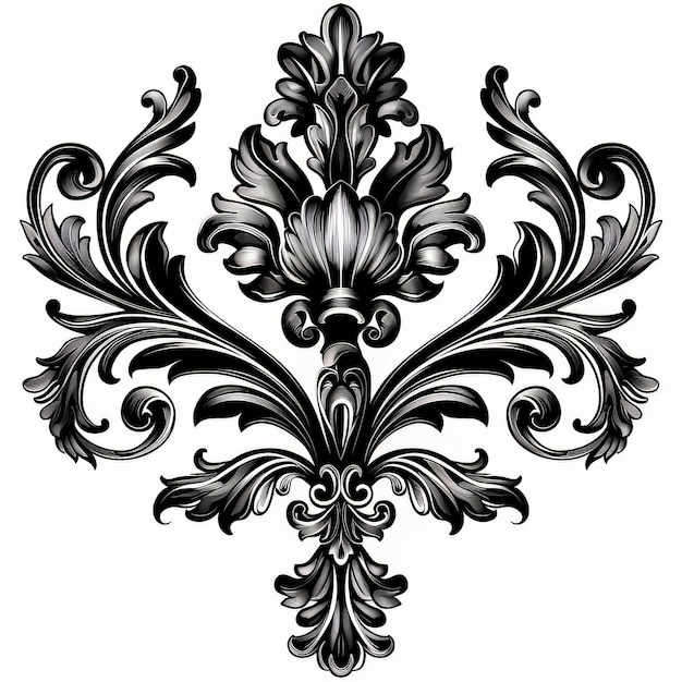 Vector a black and white image of a design that says  the design