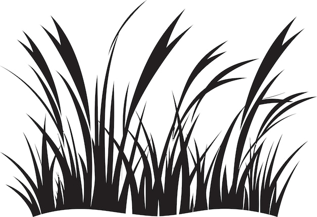 Vector a black and white image of grass with the words  grass  on it