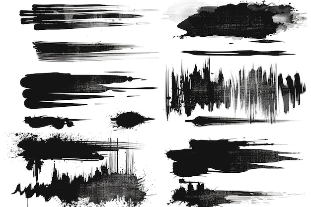 a black and white image of a lake with a reflection of trees in the water