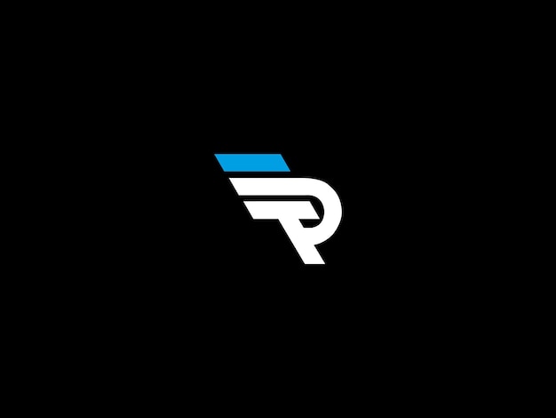 Vector a black and white logo for a company called p