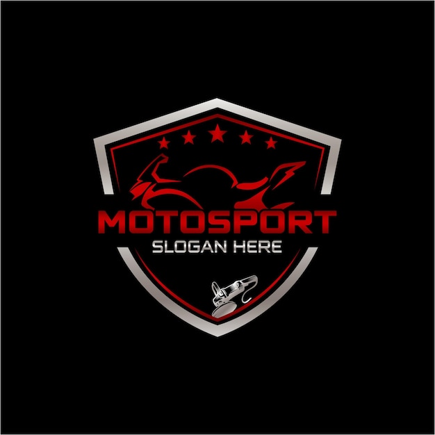 a black and white logo for motorbike