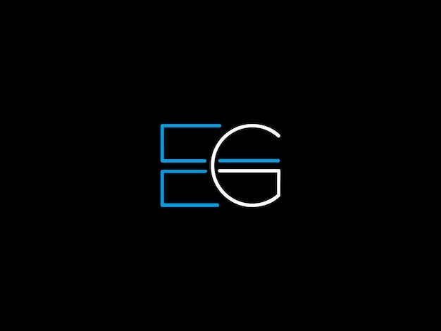 A black and white logo with the letter e on a black background