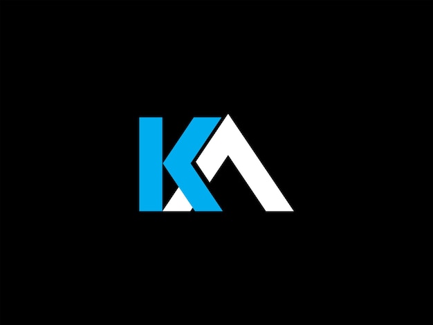 A black and white logo with the letter k on it