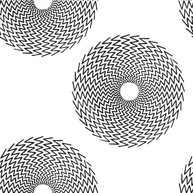 Black and white minimal geometric pattern