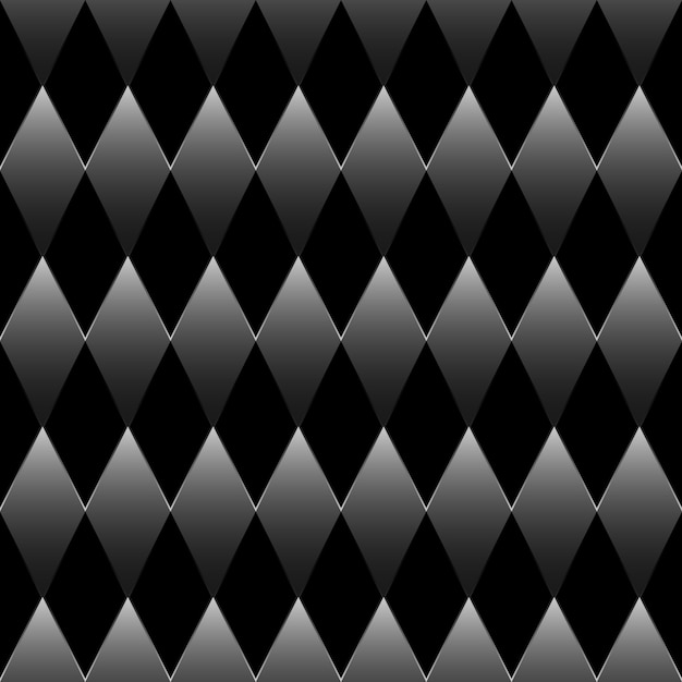 Black And White Parallelogram Pattern