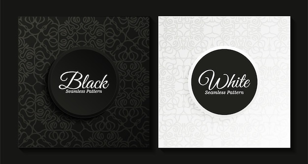 Black and white pattern background