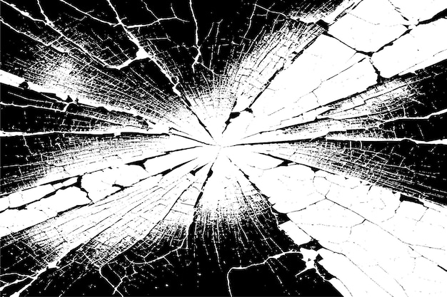 a black and white photo of a cracked and cracked wall