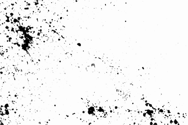 a black and white photo of a white background with a lot of black and white paint