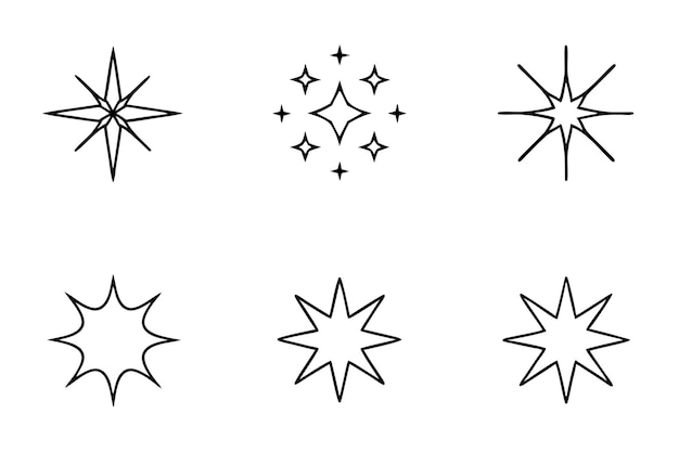 a black and white photo of a white star design with a star design on it