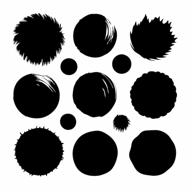 a black and white picture of circles with the words circles and circles