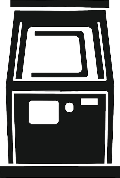 A black and white picture of a machine with a white background.