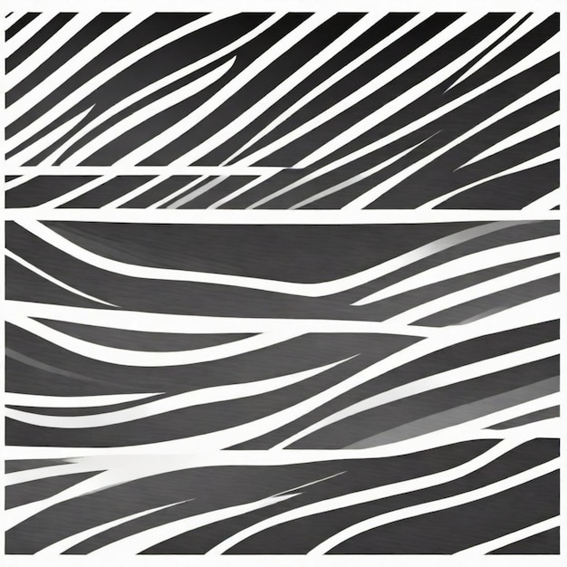 Vector a black and white picture of a zebra print