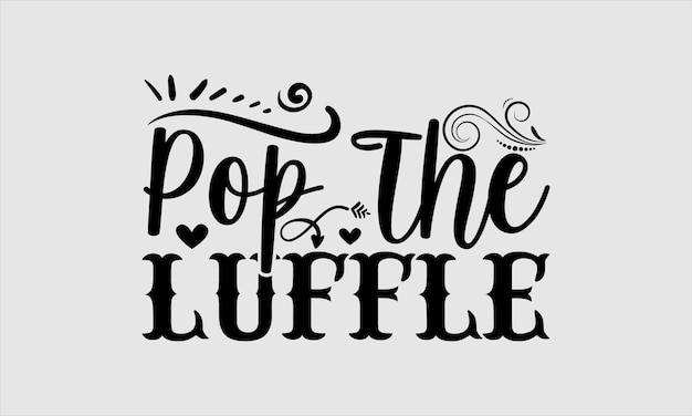 A black and white pop the puffer sign.