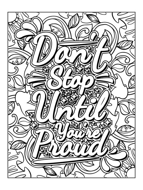 Vector a black and white poster with a quote saying dont stop eating your own special needs