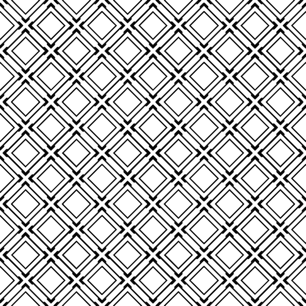 Black and white seamless abstract pattern Background and backdrop Grayscale ornamental design