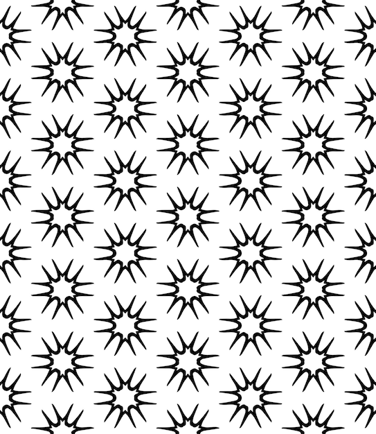 Black and white seamless abstract pattern Background and backdrop Grayscale ornamental design