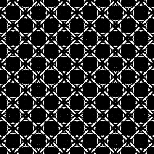 Black and white seamless abstract pattern. Background and backdrop. Grayscale ornamental design.