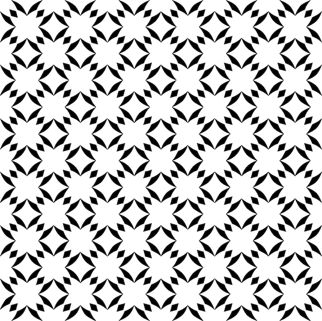 Black and white seamless pattern texture Greyscale ornamental graphic design Mosaic ornaments Pattern template