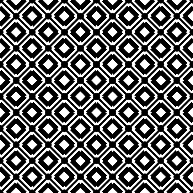 Black and white seamless pattern texture Greyscale ornamental graphic design Mosaic ornaments Pattern template