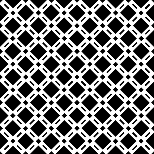 Black and white seamless pattern texture Greyscale ornamental graphic design Mosaic ornaments Pattern template