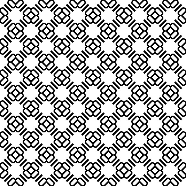 Black and white seamless pattern texture Greyscale ornamental graphic design Mosaic ornaments Pattern template