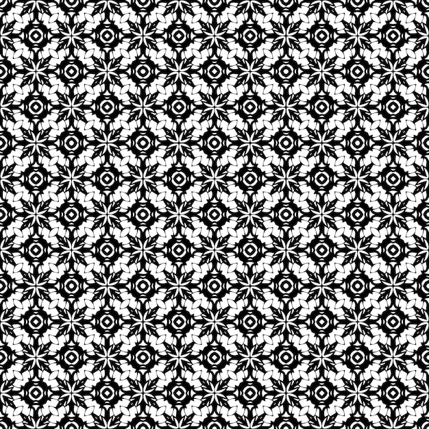 Black and white seamless pattern texture Greyscale ornamental graphic design