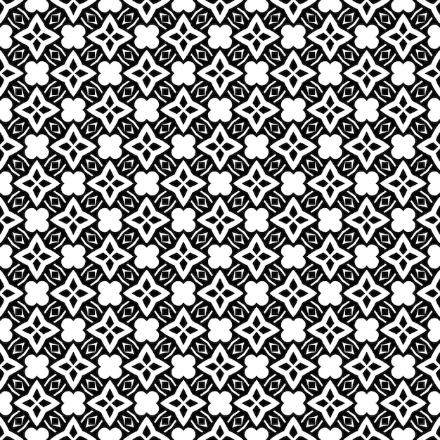 Black and white seamless pattern texture Greyscale ornamental graphic design