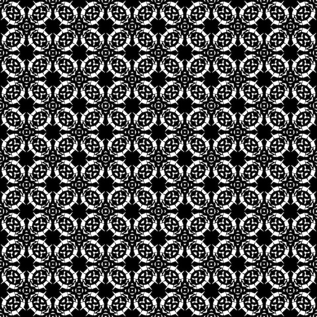 Black and white seamless pattern texture Greyscale ornamental graphic design