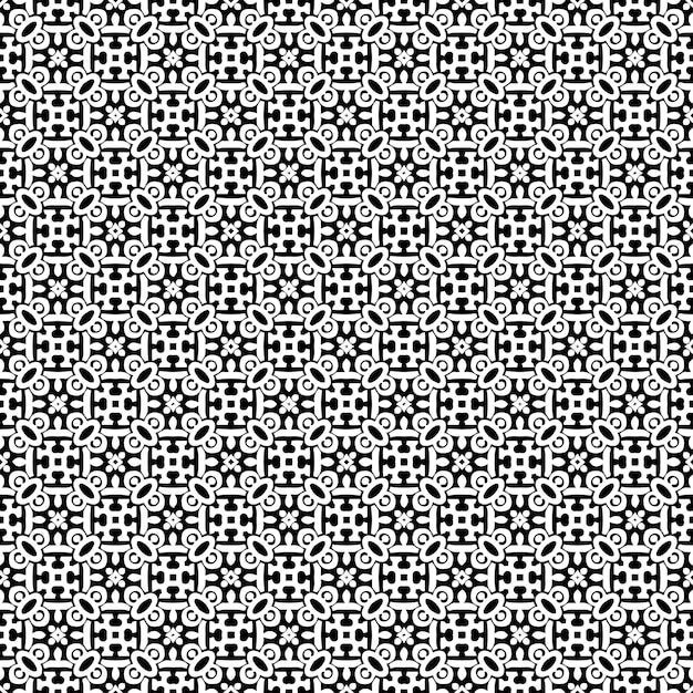 Black and white seamless pattern texture Greyscale ornamental graphic design