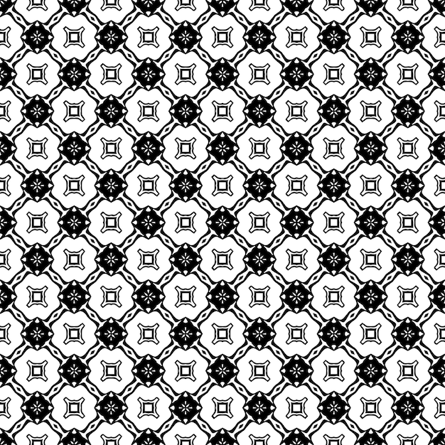 Black and white seamless pattern texture Greyscale ornamental graphic design