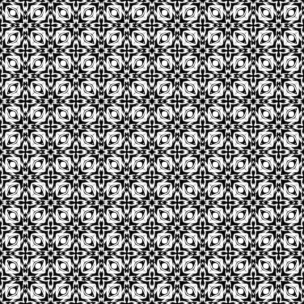 Black and white seamless pattern texture Greyscale ornamental graphic design