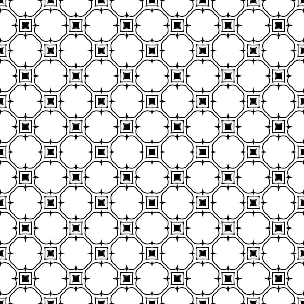 Black and white seamless pattern texture Greyscale ornamental graphic design