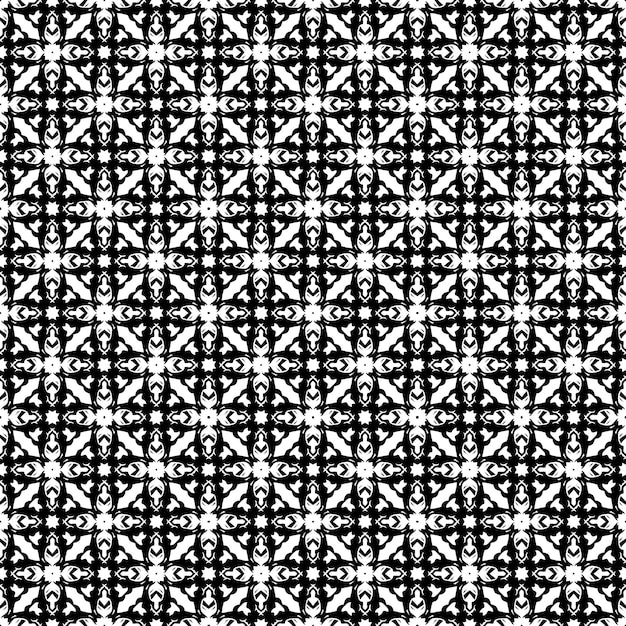 Black and white seamless pattern texture Greyscale ornamental graphic design