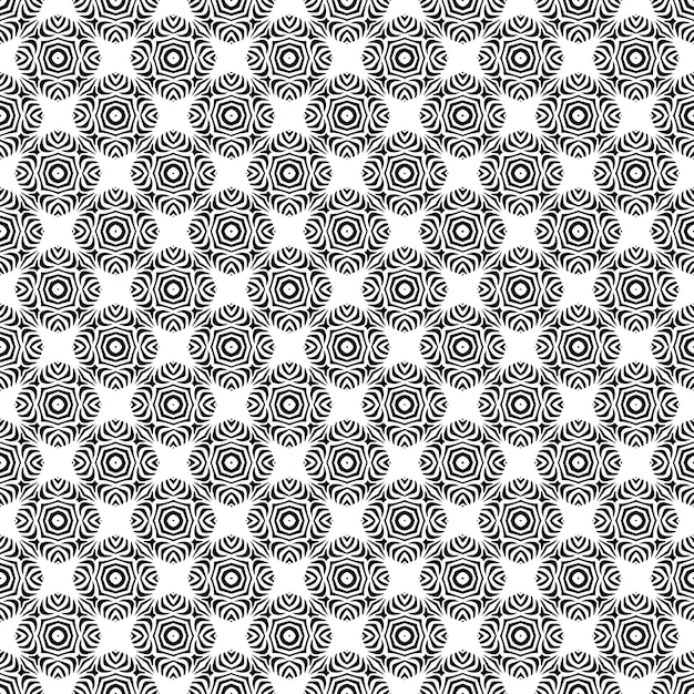 Black and white seamless pattern texture Greyscale ornamental graphic design