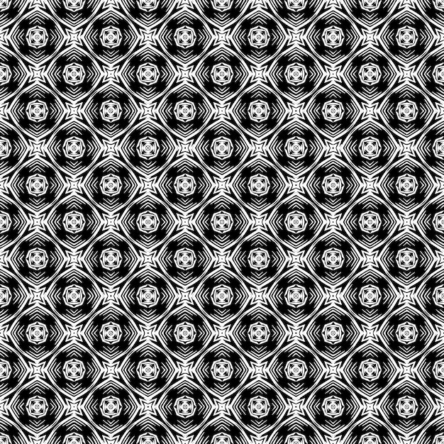 Black and white seamless pattern texture Greyscale ornamental graphic design