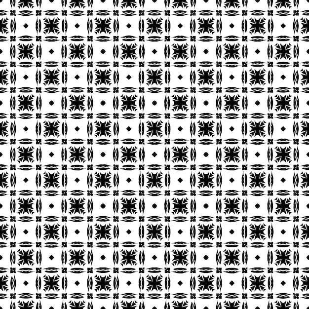 Black and white seamless pattern texture Greyscale ornamental graphic design