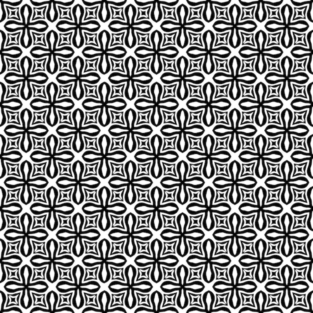 Black and white seamless pattern texture Greyscale ornamental graphic design