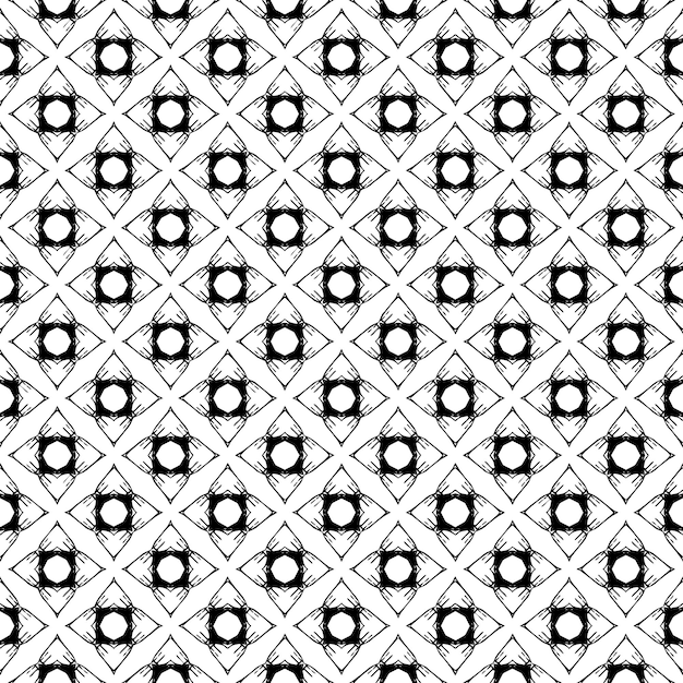 Black and white seamless pattern texture Greyscale ornamental graphic design