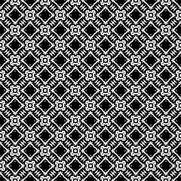 Black and white seamless pattern texture Greyscale ornamental graphic design