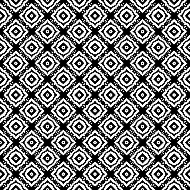 Black and white seamless pattern texture Greyscale ornamental graphic design