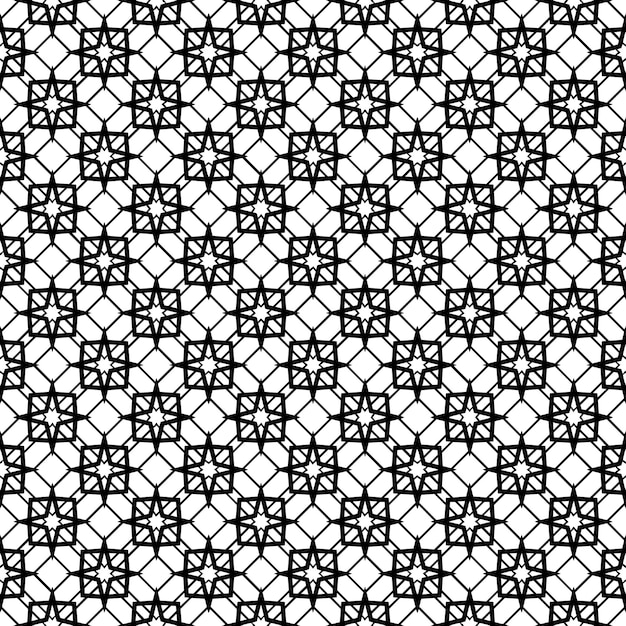 Black and white seamless pattern texture Greyscale ornamental graphic design