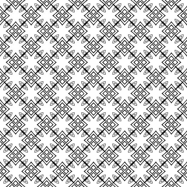 Black and white seamless pattern texture Greyscale ornamental graphic design