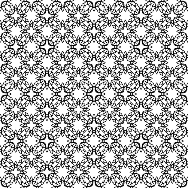 Black and white seamless pattern texture Greyscale ornamental graphic design