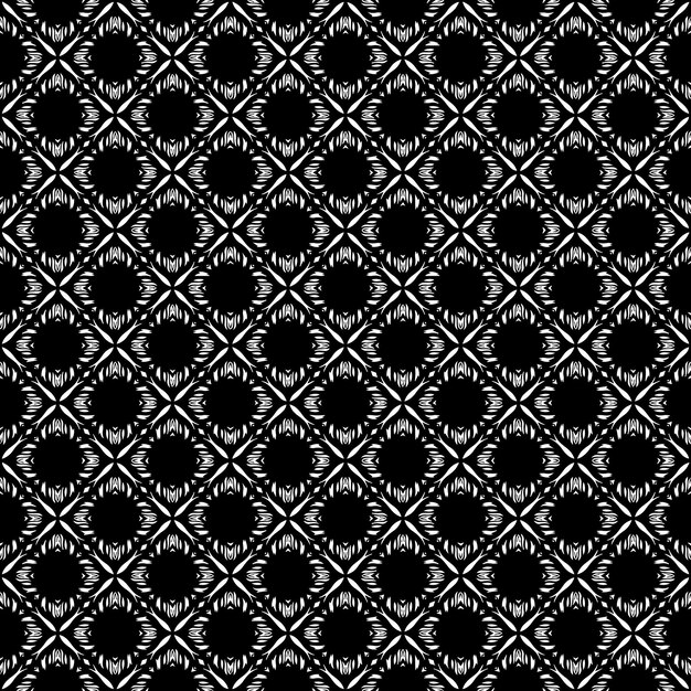 Black and white seamless pattern texture Greyscale ornamental graphic design