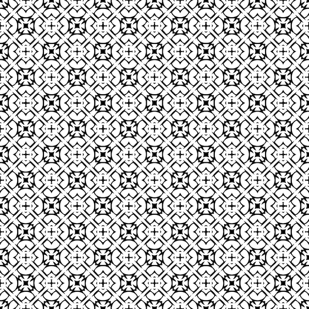 Black and white seamless pattern texture Greyscale ornamental graphic design