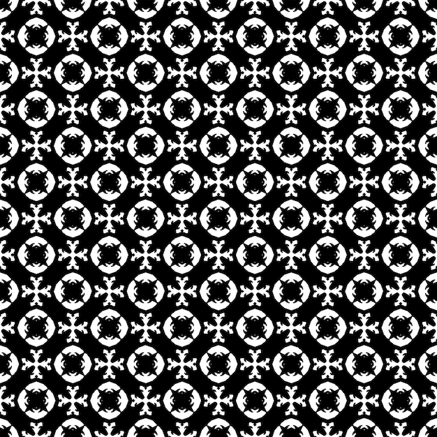 Black and white surface pattern texture Bw ornamental graphic design Mosaic ornaments Pattern template