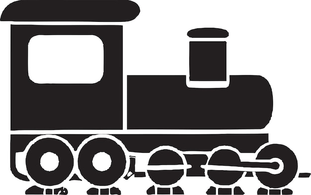 A black and white train with numbers on the front.