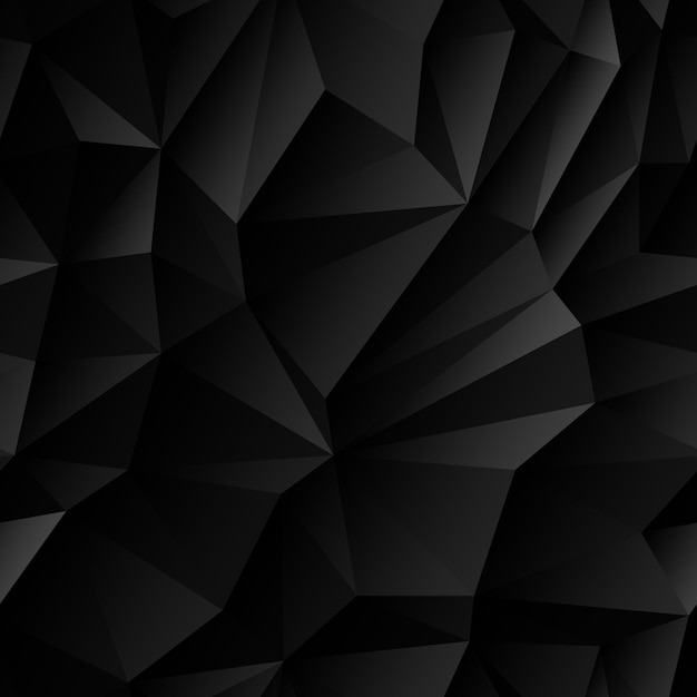 Vector black and white triangle abstract mesh texture illustration