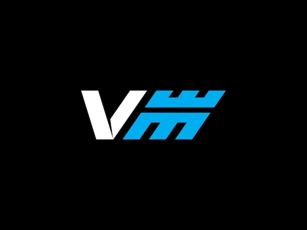 A black and white v2 logo with the letters v and v on a black background