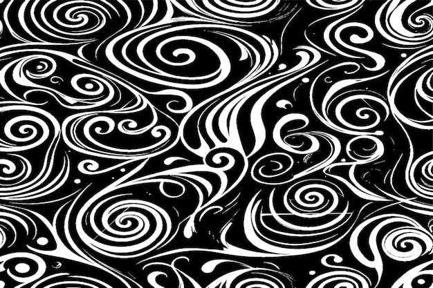 Vector black and white vector texture for versatile use